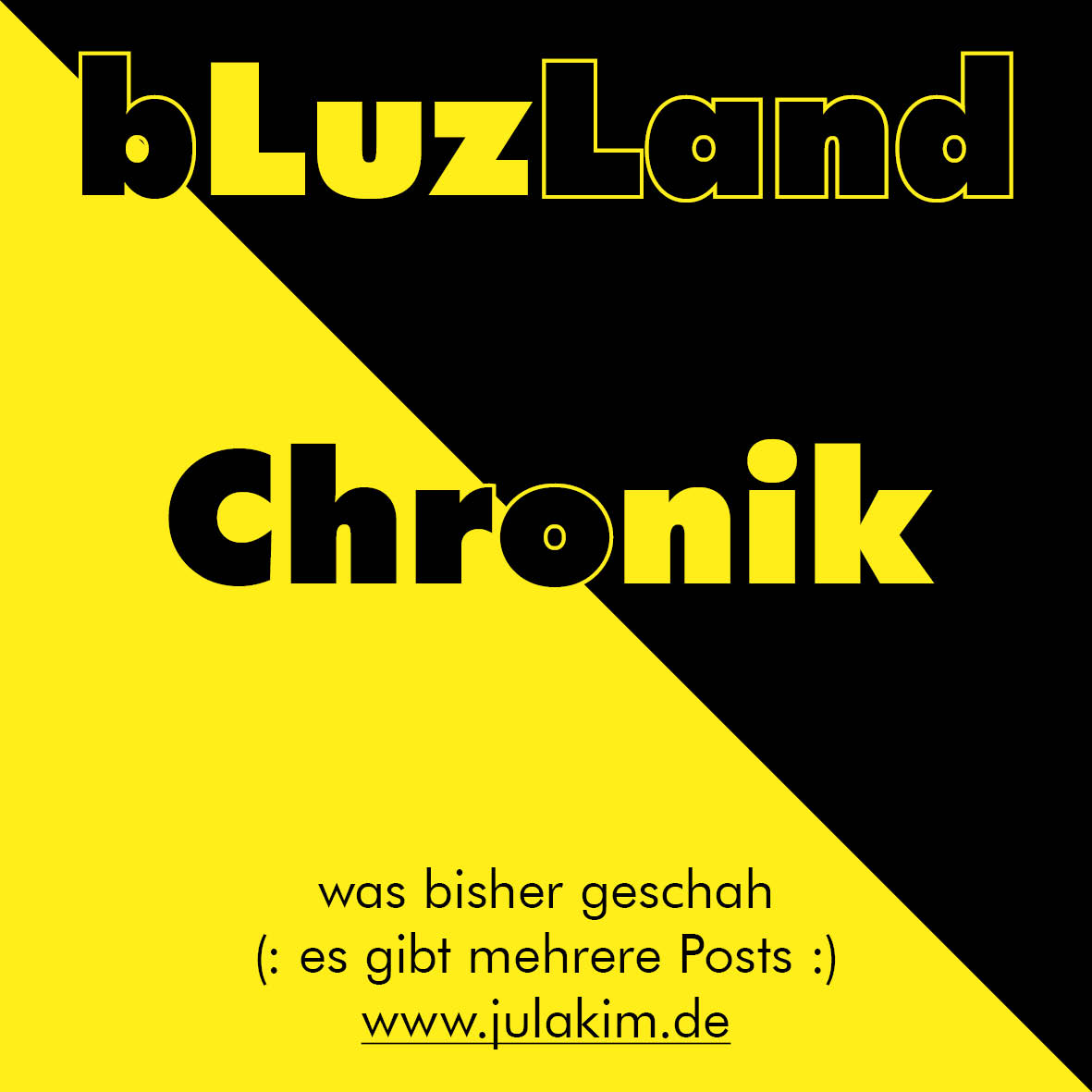 Chronik bLuzLand & Interview: Realität, Illusion und die politische Wahrnehmung